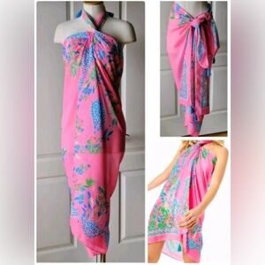 Lilly Pulitzer Pink and Blue Swim Coverup